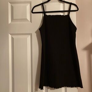 Mini Dress with Ruffle Hem